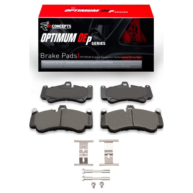 Porsche 911 Brake Pads - Front + Rear - R1 Concepts - Optimum OE - `02-`13 Porsche 911 Brake Pads - Front + Rear - R1 Concepts - Optimum OE - `02-`13